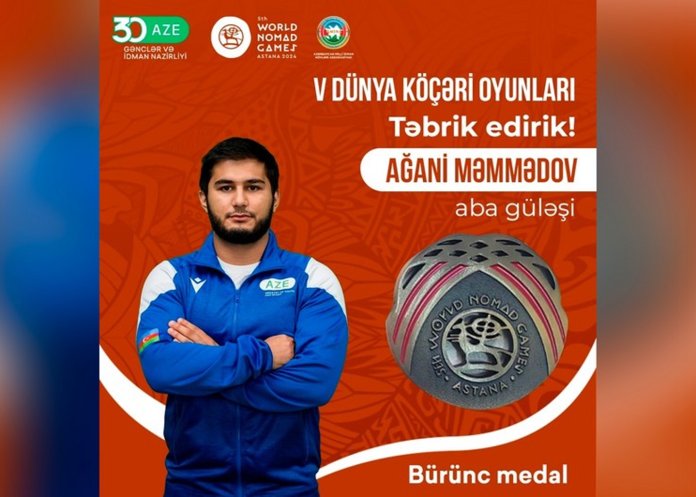 Azərbaycan Dünya Köçəri Oyunlarında daha bir bürünc medal QAZANDI