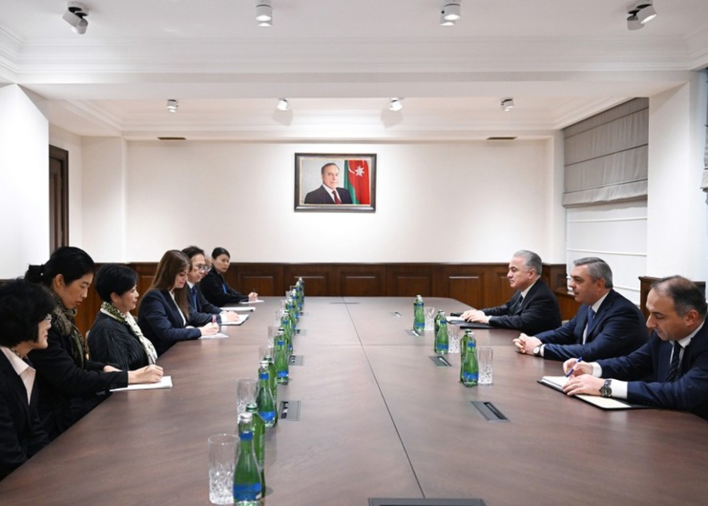 Samir Nuriyev Tokionun qubernatoru ilə müzakirə apardı - FOTO