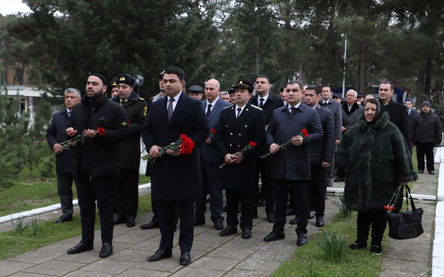 Neftçalada 20 Yanvar faciəsinin 35-ci ildönümü qeyd olunub - FOTOLAR