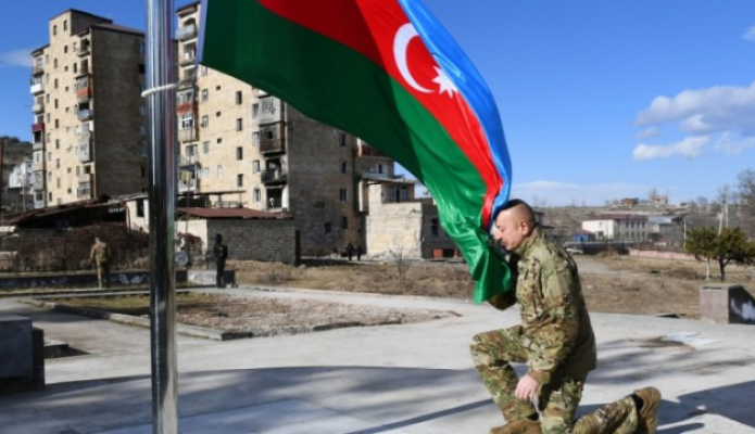 Ali Baş Komandan Laçında bayrağımızı ucaltdı - VİDEO